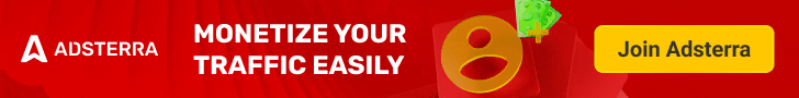 Adsterra referral banner