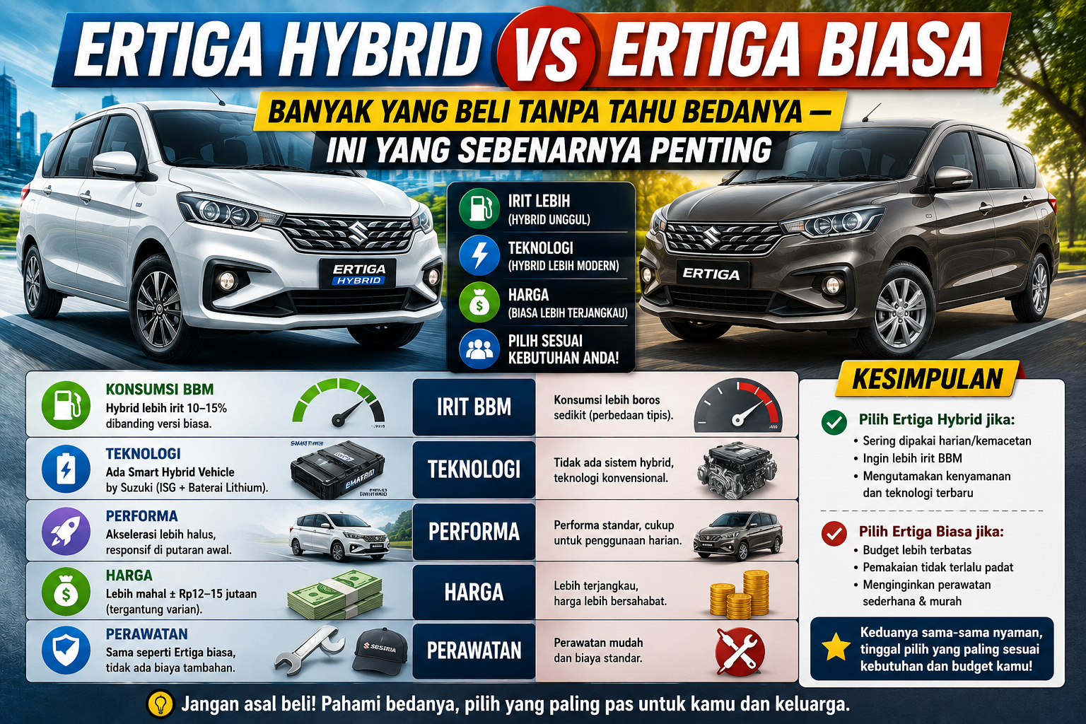 all-new-ertiga-hybrid-vs-biasa-panduan